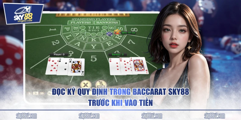 Đọc kỹ quy định trong Baccarat SKY88 trước khi vào tiền