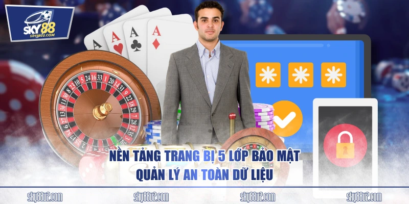 Nền tảng trang bị 5 lớp bảo mật quản lý an toàn dữ liệu